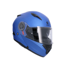 Casco SHIRO SH-508 EXPLORER MONOCOLOR azul mate