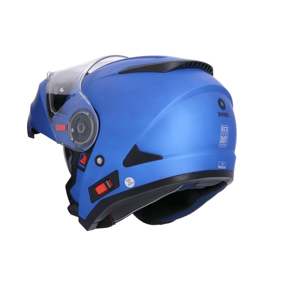 Casco SHIRO SH-508 EXPLORER MONOCOLOR azul mate