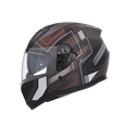 Casco SHIRO TRUENO SH-667 FASTER negro mate