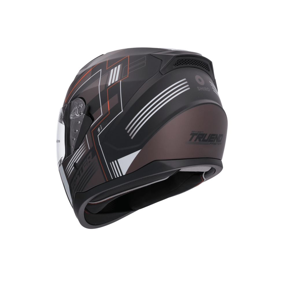 Casco SHIRO TRUENO SH-667 FASTER negro mate