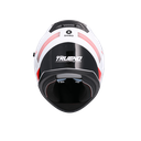 Casco SHIRO TRUENO SH-667 FASTER blanco rojo