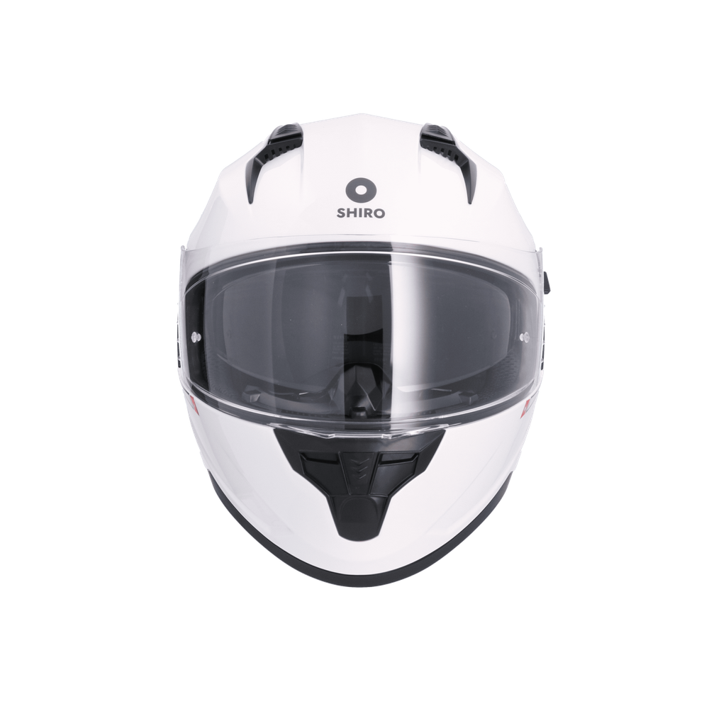 Casco SHIRO TRUENO SH-667 SOLID blanco perla