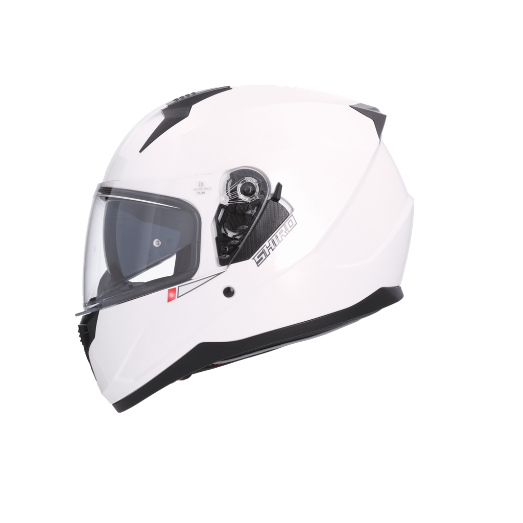 Casco SHIRO TRUENO SH-667 SOLID blanco perla