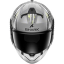 Casco SHARK RIDILL 2 ASSYA plata antracita amarilllo