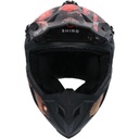 Casco Shiro Mx-504 Resolution Rojo