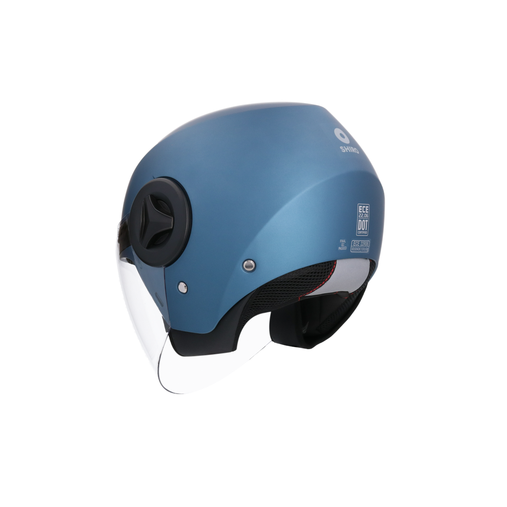 Casco SHIRO ATENAS MONOCOLOR azul mate