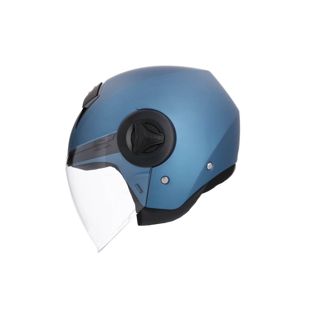 Casco SHIRO ATENAS MONOCOLOR azul mate