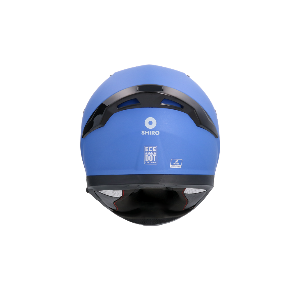 Casco Shiro Katana Solid Azul Mate
