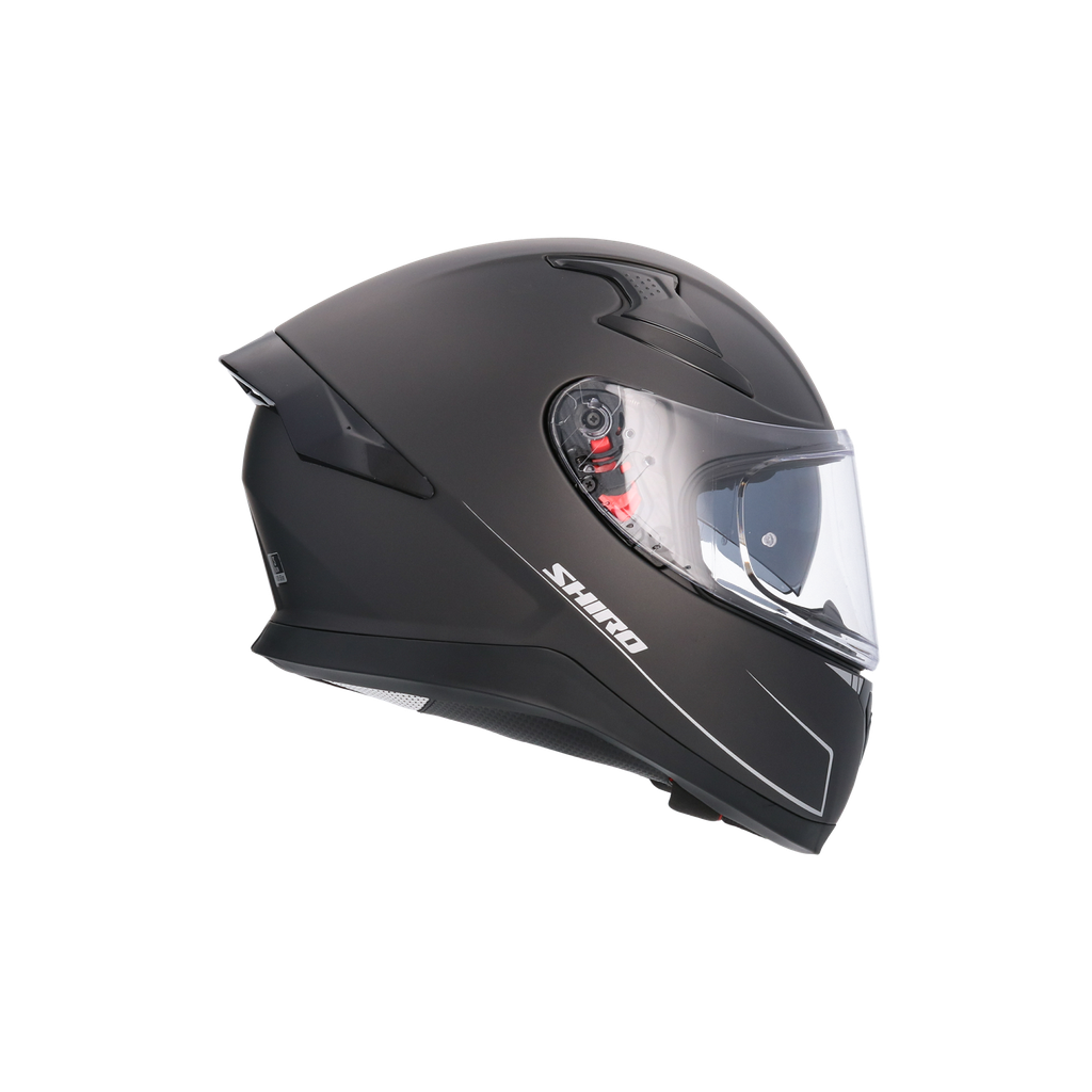 Casco Shiro Katana Solid Negro Mate