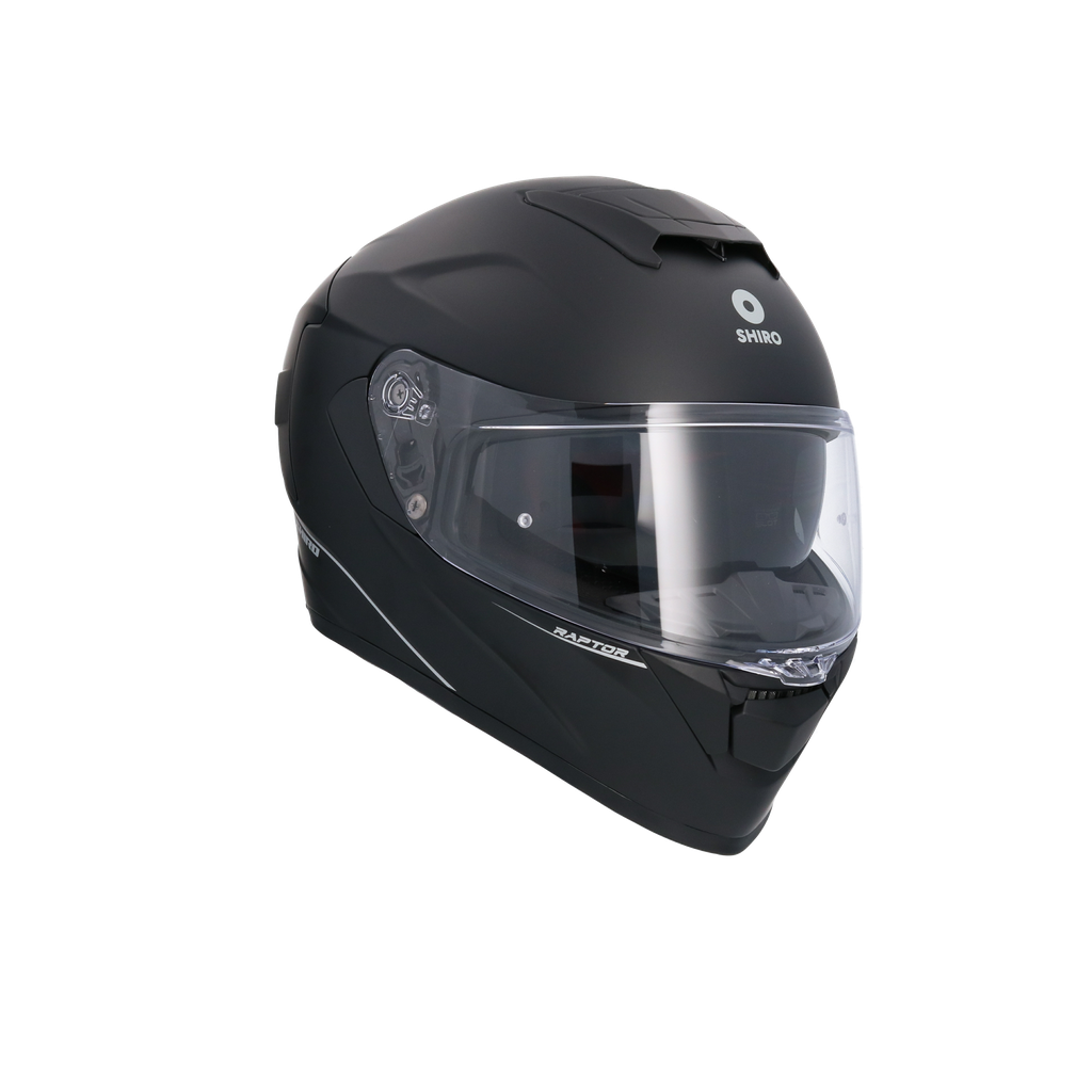 Casco Shiro Raptor Negro Mate