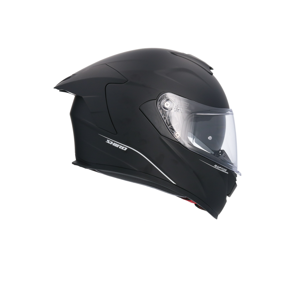 Casco Shiro Raptor Negro Mate
