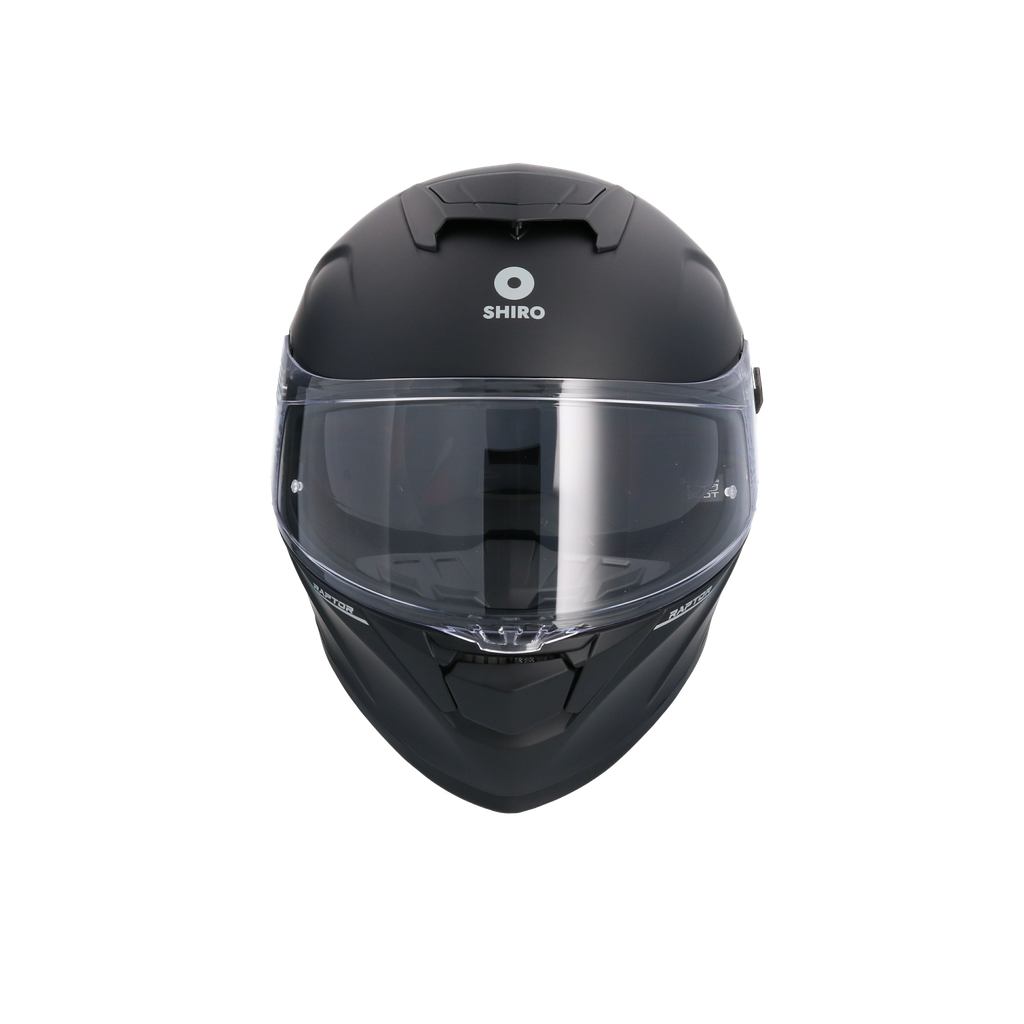 Casco Shiro Raptor Negro Mate