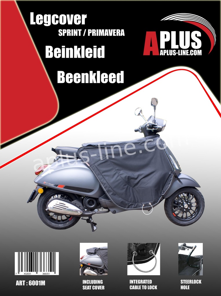 Cubrepiernas Vespa Primavera Sprint 6001M