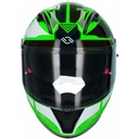 Casco Shiro Sh-605 Potenza Verde Fluor