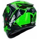 Casco Shiro Sh-605 Potenza Verde Fluor