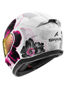 Casco SHARK D-SKWAL 3 MAYFER White Violet Anthracite WVA