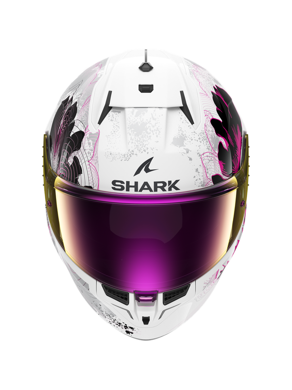 Casco SHARK D-SKWAL 3 MAYFER White Violet Anthracite WVA