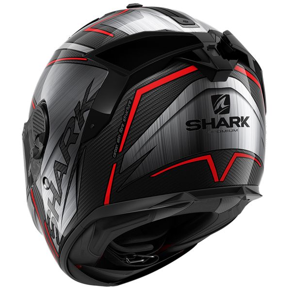 Casco SHARK SPARTAN GT CARBON KROMIUM carbon chrom red DUR