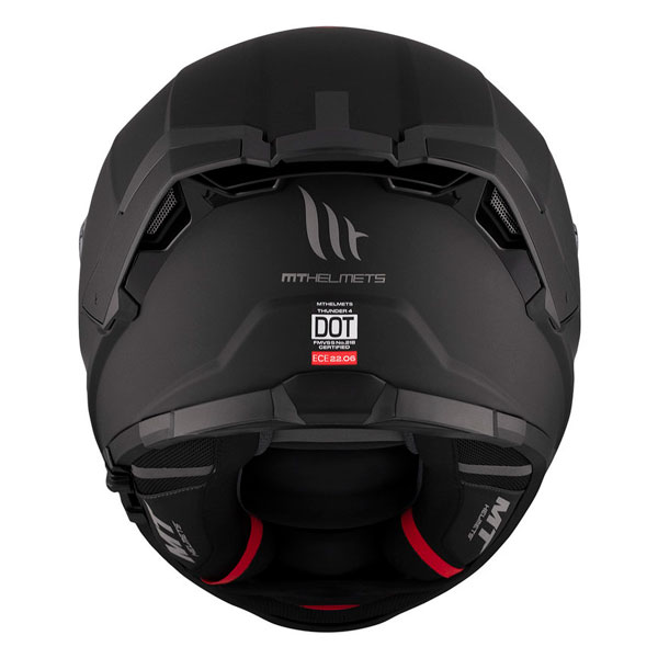 Casco MT THUNDER 4 SV SOLID A1 negro mate