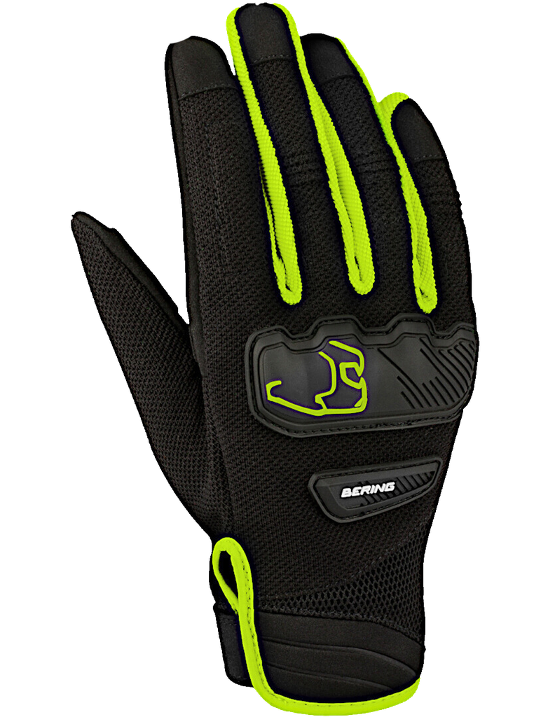Guante Bering York negro fluor