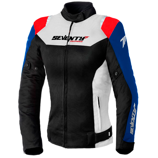 Chaqueta SEVENTY SD-JR50 LADY Summer negro rojo azul