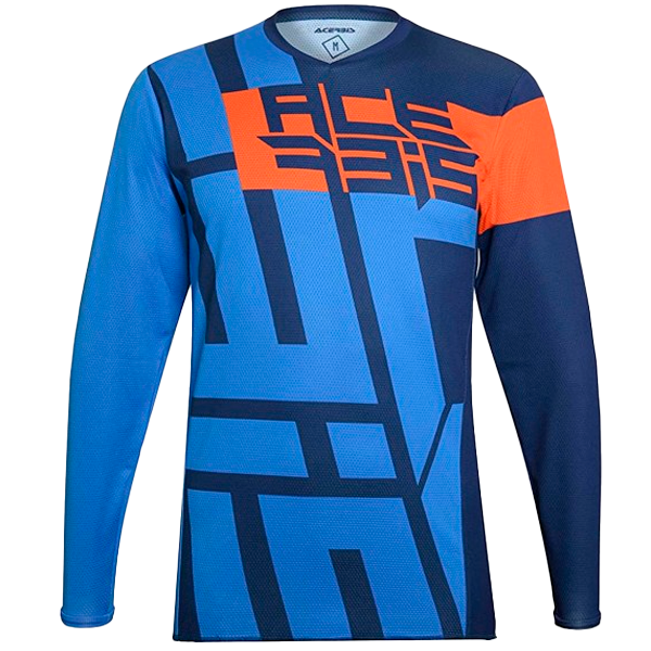 Camiseta ACERBIS FLAG MX azul/naranja