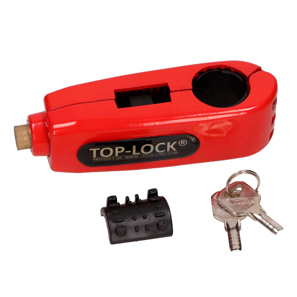 Candado Manillar Top-Lock Handgreep Slot Top rojo