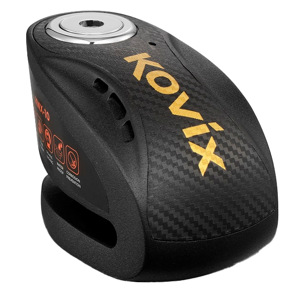 Pinza Disco con alarma Kovix negro 10 mm