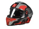 Casco MT Blade Fade A2 Gris Mate Negro Rojo