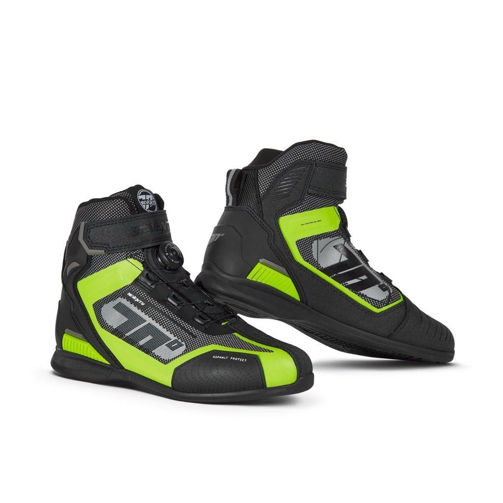 Bota Seventy SD-BR3 Veloce Pro negro amarillo