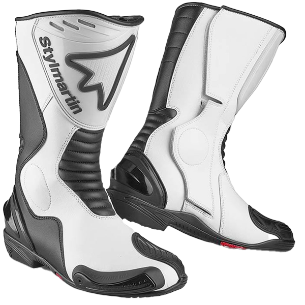 Bota Stylmartin Diablo negro/blanco