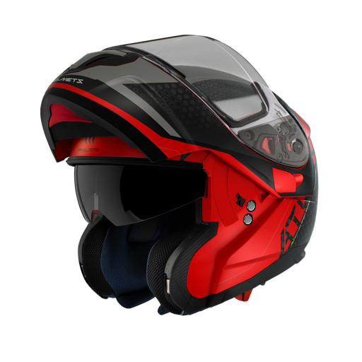 Casco MT ATOM SV ADVENTURE A5 rojo mate