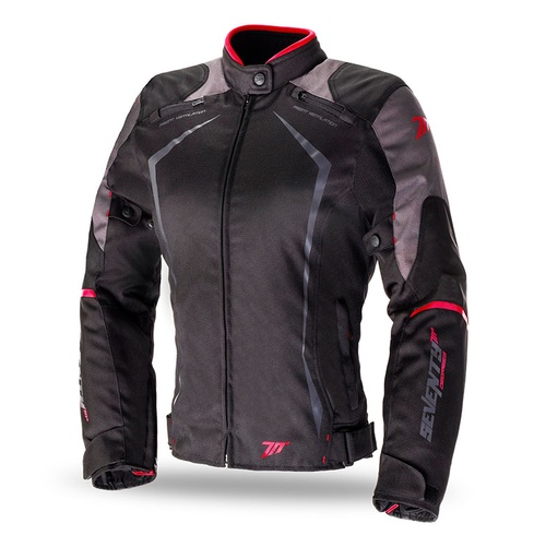 Chaqueta Seventy SD-JR49 Lady Winter negro rojo