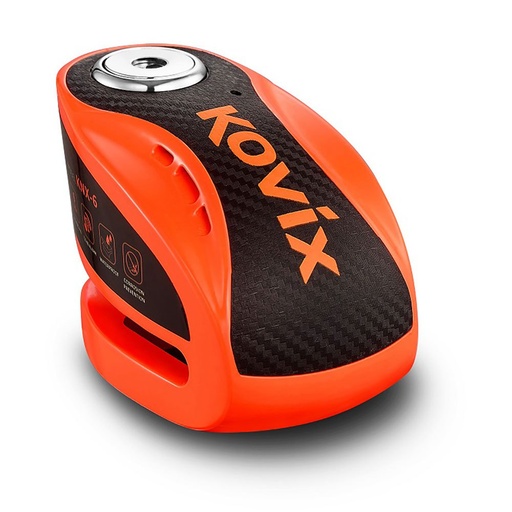 Pinza Disco alarma Kovix KNX-10 naranja fluor 