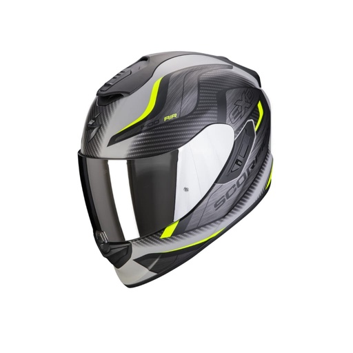 Casco Scorpion Exo 1400 Air Attune Gris Negro Fluor (Talla L)